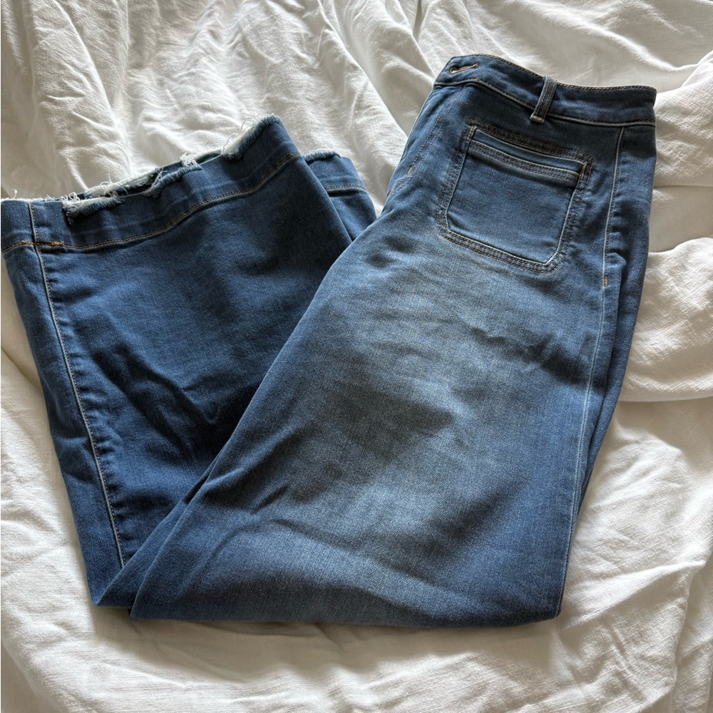 Cero Wide-Leg Medium Wash Jeans, size 9/29 (NWOT)✨